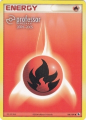 Fire Energy 108/109 Stamped Non-Holo Promo - 2004-2005 Professor Program